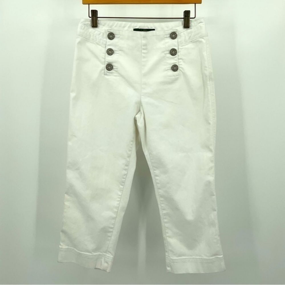 Lauren Ralph Lauren White Capris